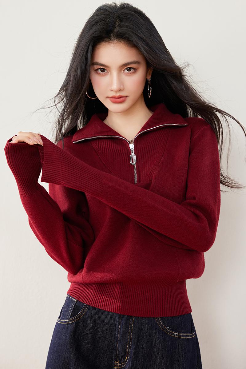 Autumn and winter pullover tops fashion sweater for women