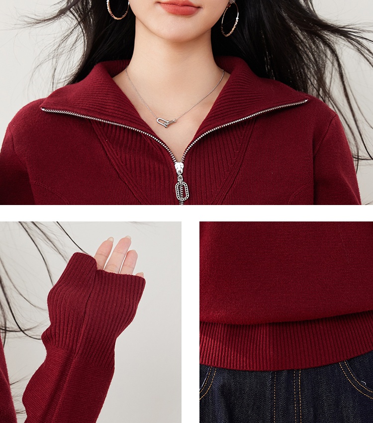 Autumn and winter pullover tops fashion sweater for women