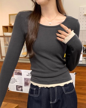 Long sleeve bottoming shirt T-shirt for women