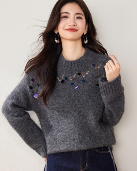 Symphony round neck Casual sweater for women