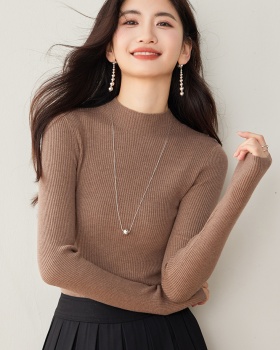 Autumn and winter tops slim sweater for women