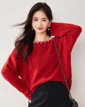 All-match long sleeve sweater temperament fashion tops for women