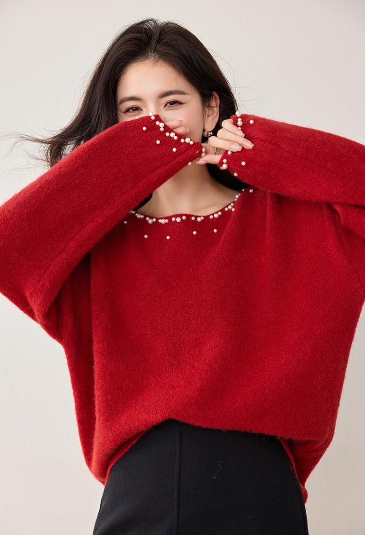 All-match long sleeve sweater temperament fashion tops for women