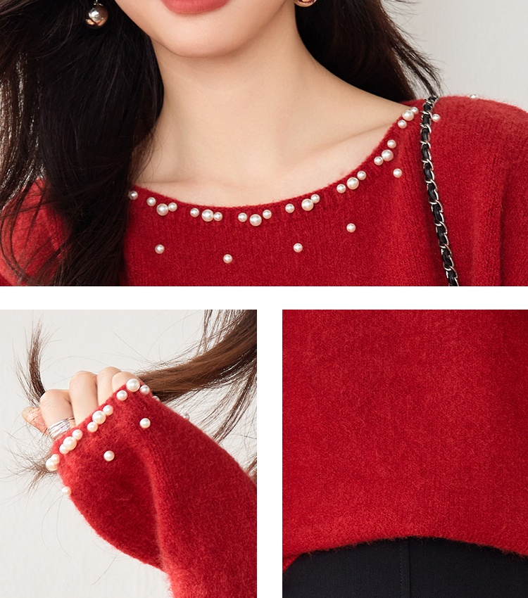 All-match long sleeve sweater temperament fashion tops for women