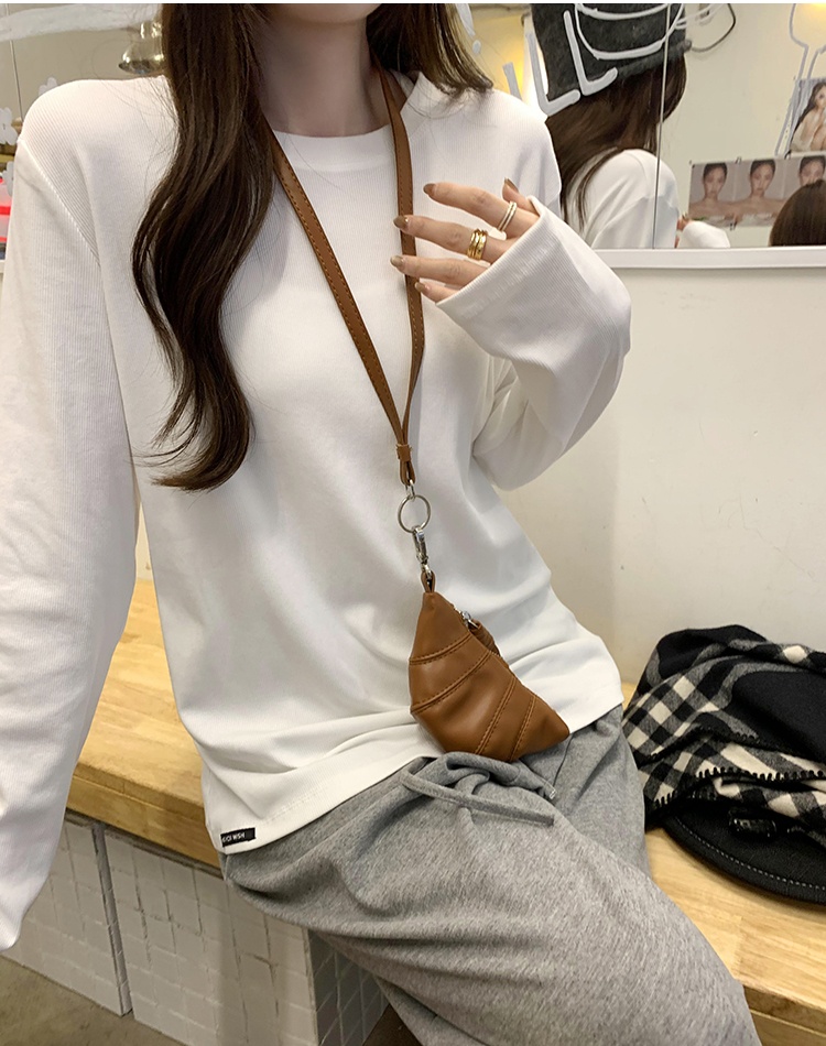 Loose long sleeve T-shirt Western style bottoming shirt