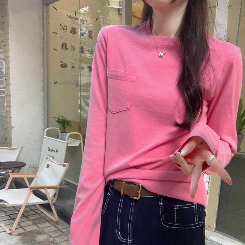 Long sleeve tops Western style T-shirt for women