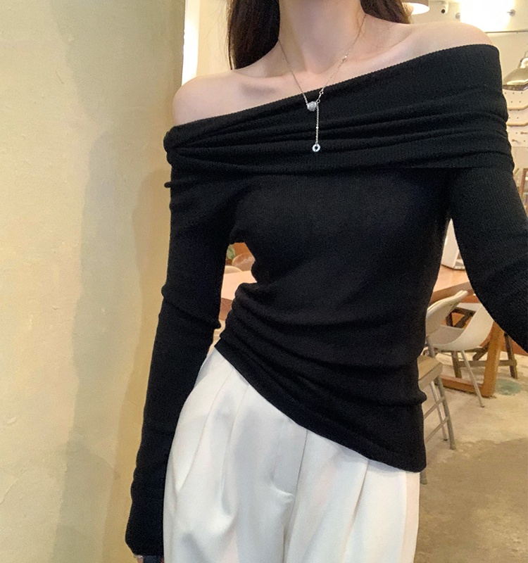 Autumn and winter tops bottoming shirt for women