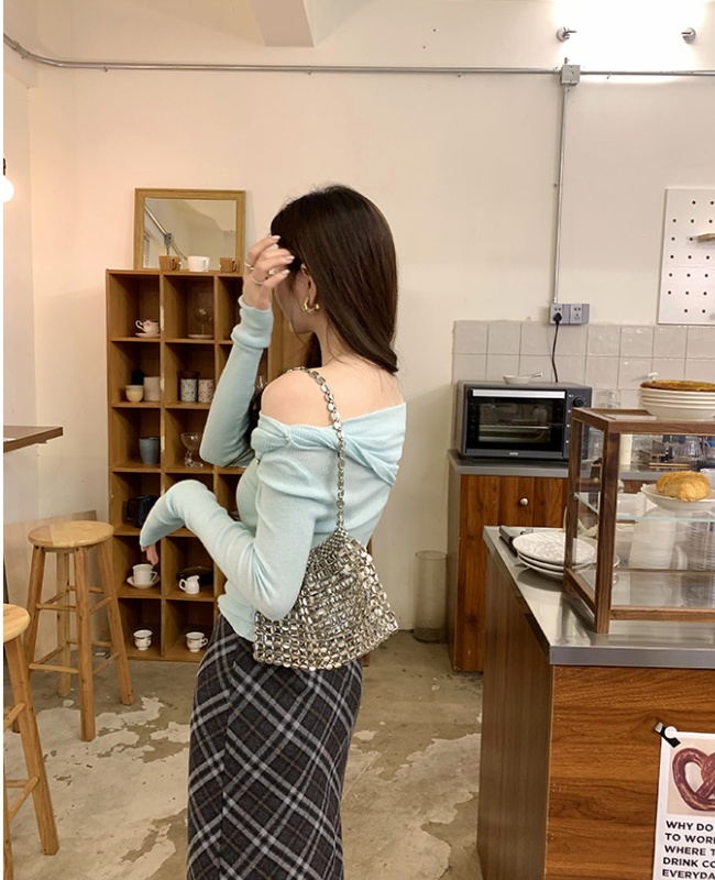 Autumn and winter tops bottoming shirt for women