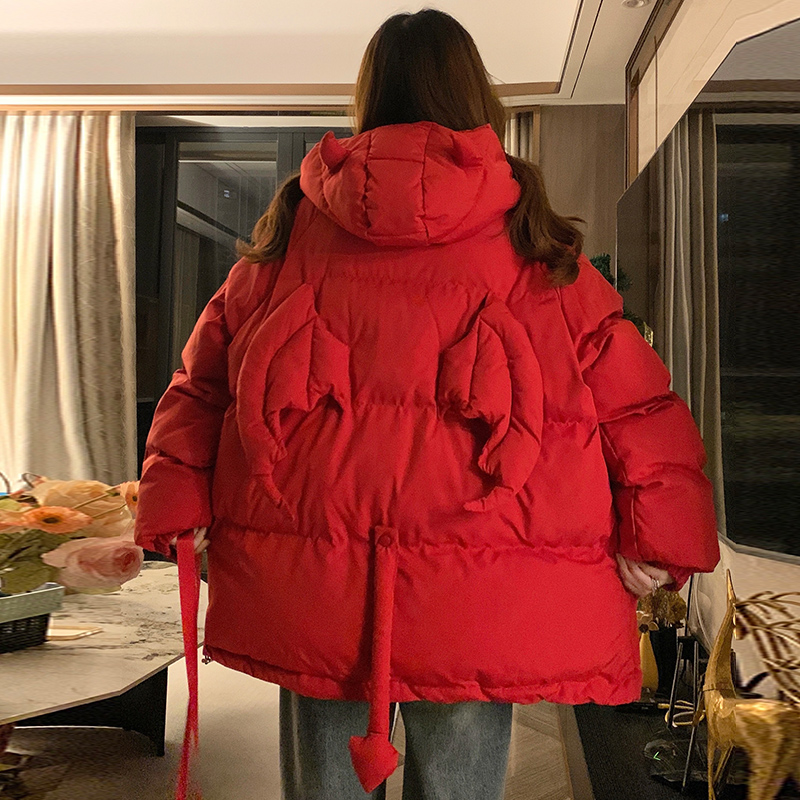 Thick winter cotton coat thermal bread clothing