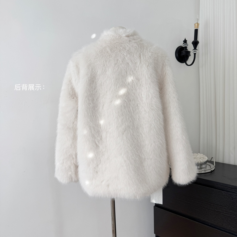 Thermal elmo thick cardigan all-match lazy coat for women