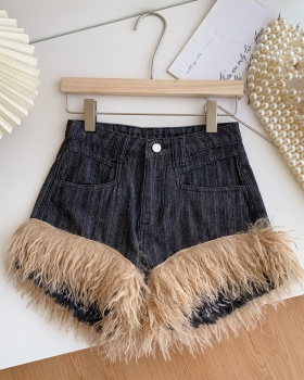 Splice jeans autumn and winter shorts for women