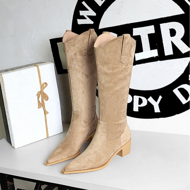 Winter broadcloth boots banquet women's boots