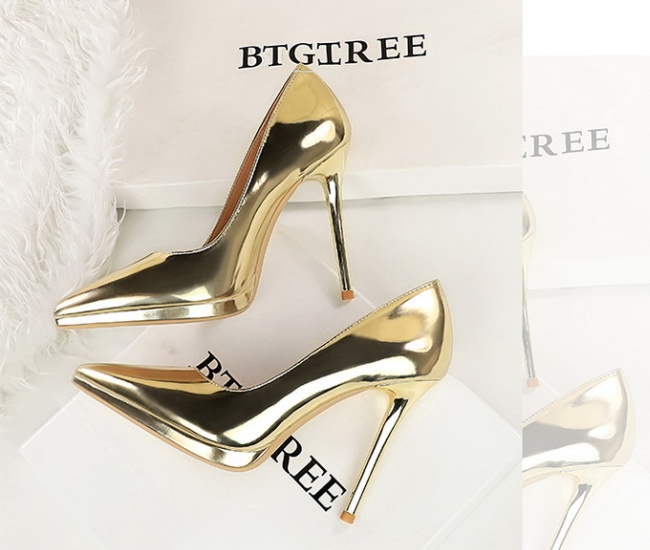 Banquet high-heeled shoes pointed shoes for women