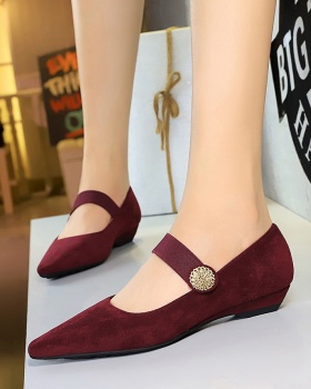 Slipsole Korean style elastic band low shoes for women