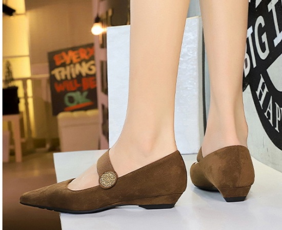 Slipsole Korean style elastic band low shoes for women