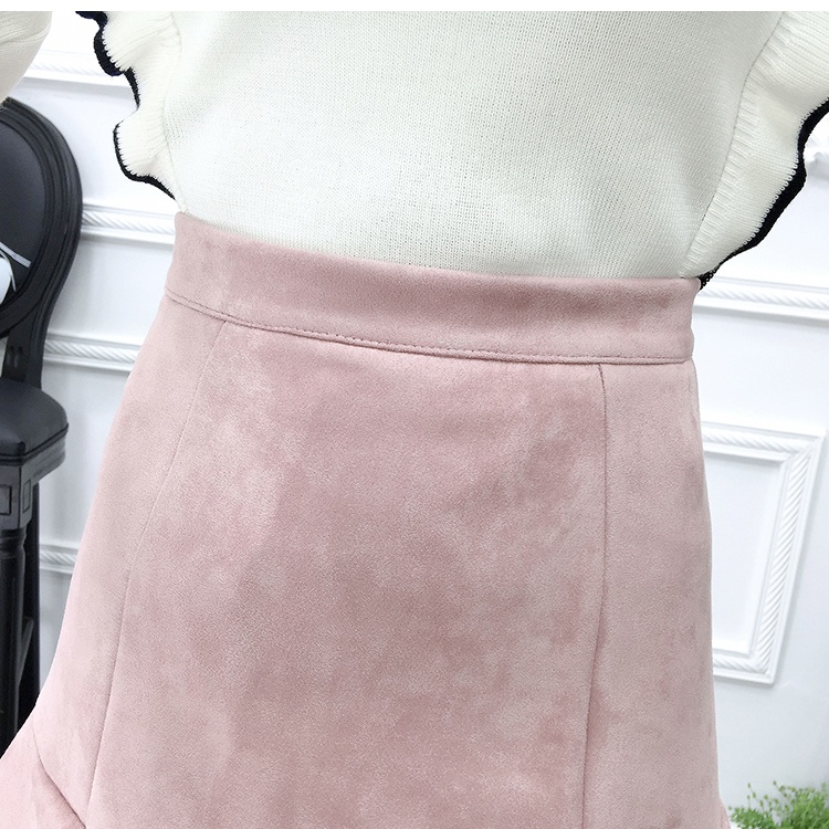 Lady autumn and winter high waist temperament skirt