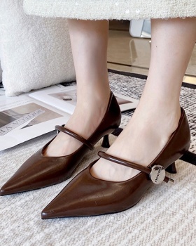 Spring and autumn high-heeled shoes shoes for women