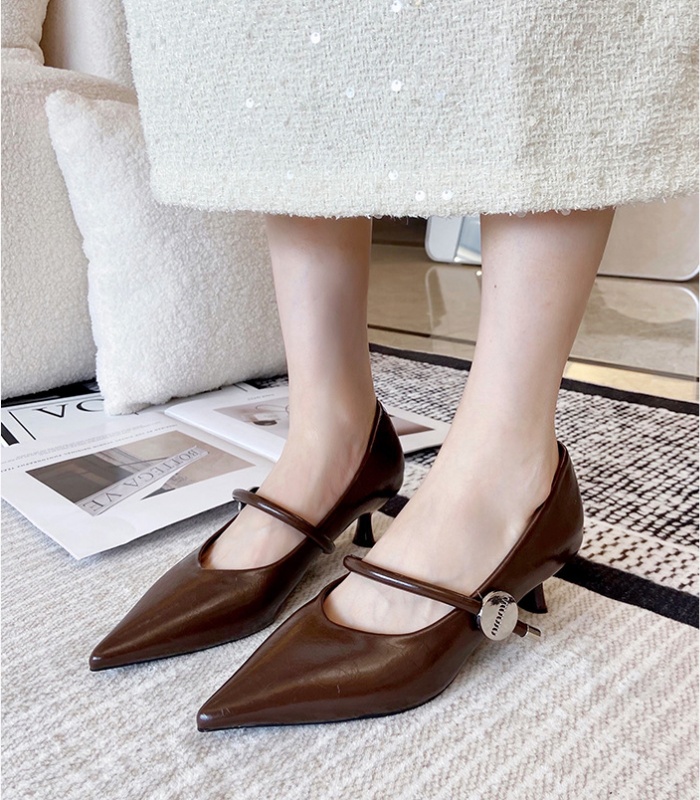 Spring and autumn high-heeled shoes shoes for women