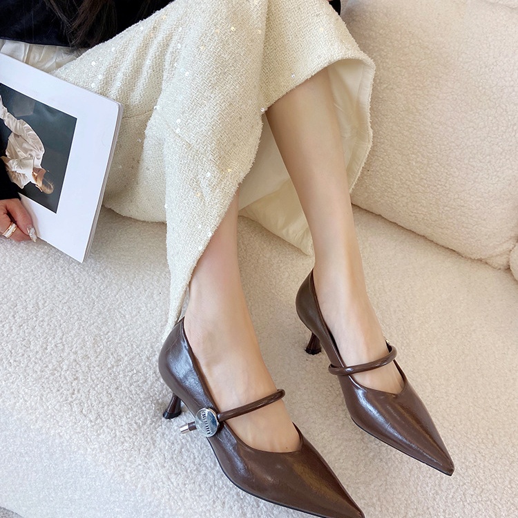 Spring and autumn high-heeled shoes shoes for women