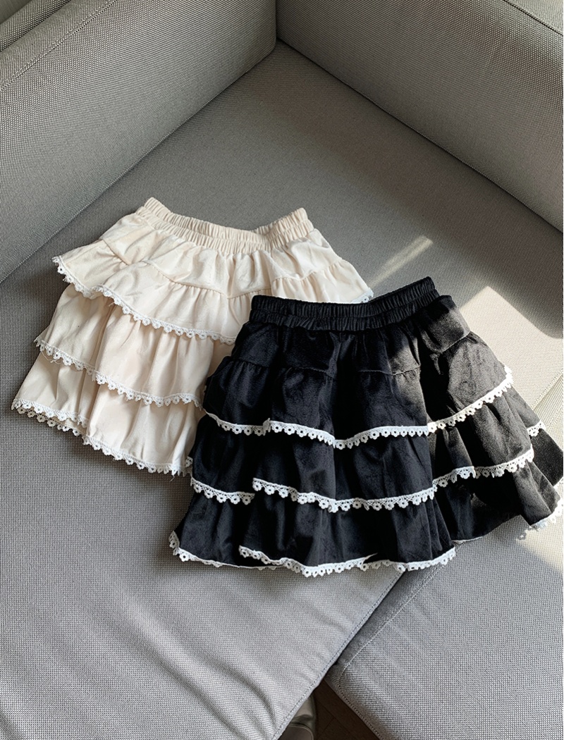 Cake autumn and winter short skirt A-line skirt for women