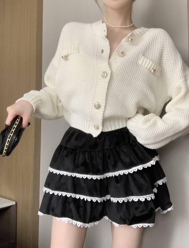 Cake autumn and winter short skirt A-line skirt for women