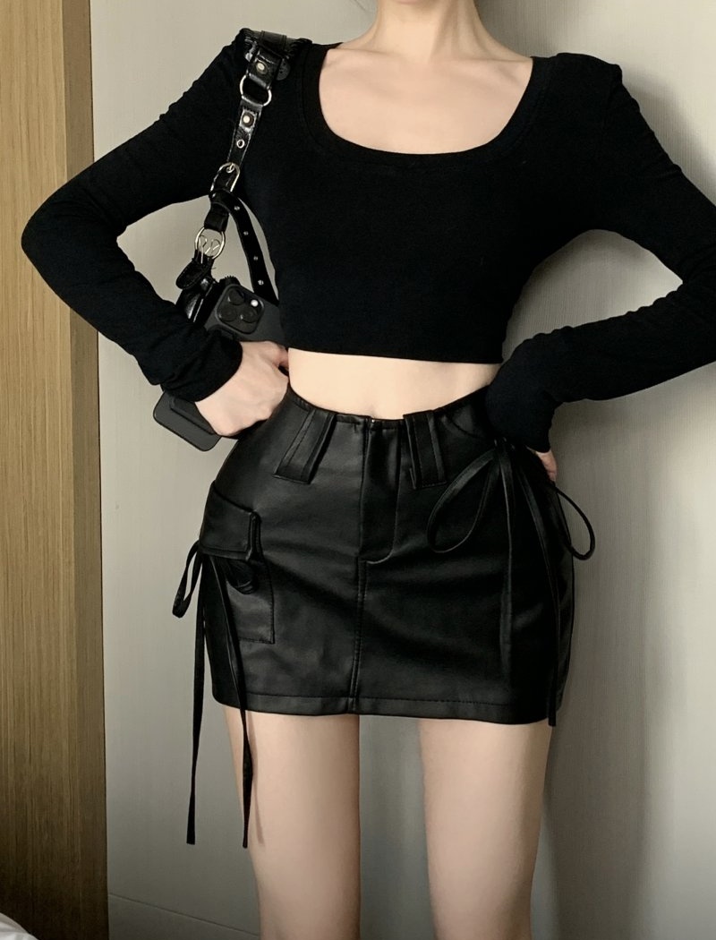 A-line short skirt frenum skirt for women