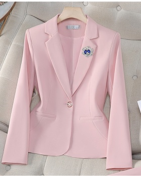 Overalls business suit long sleeve coat for women