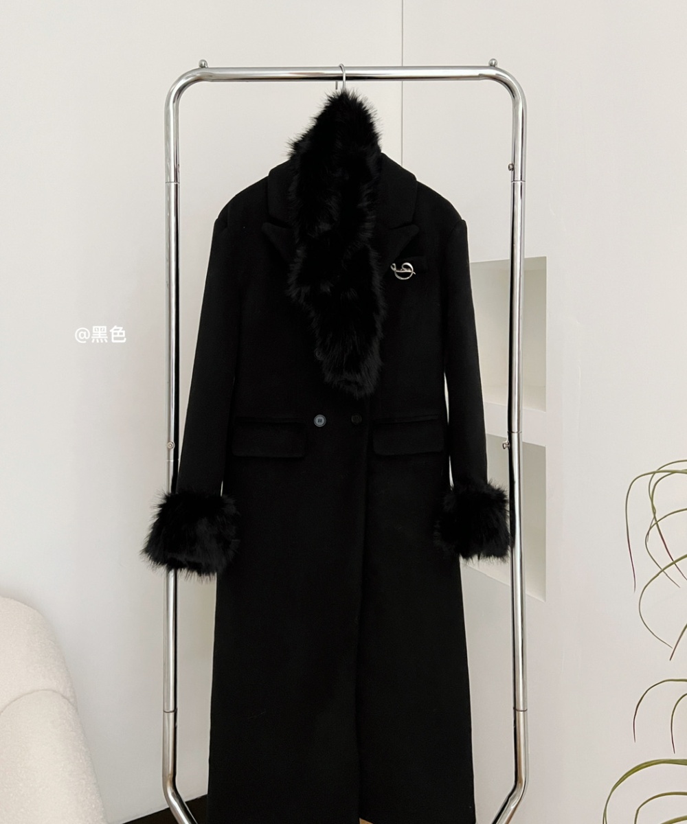 Thick spicegirl overcoat woolen woolen coat for women