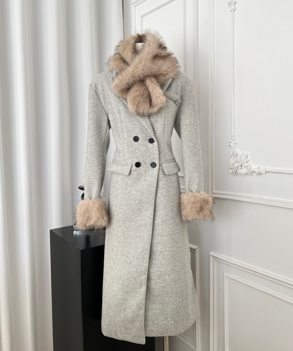 Thick spicegirl overcoat woolen woolen coat for women