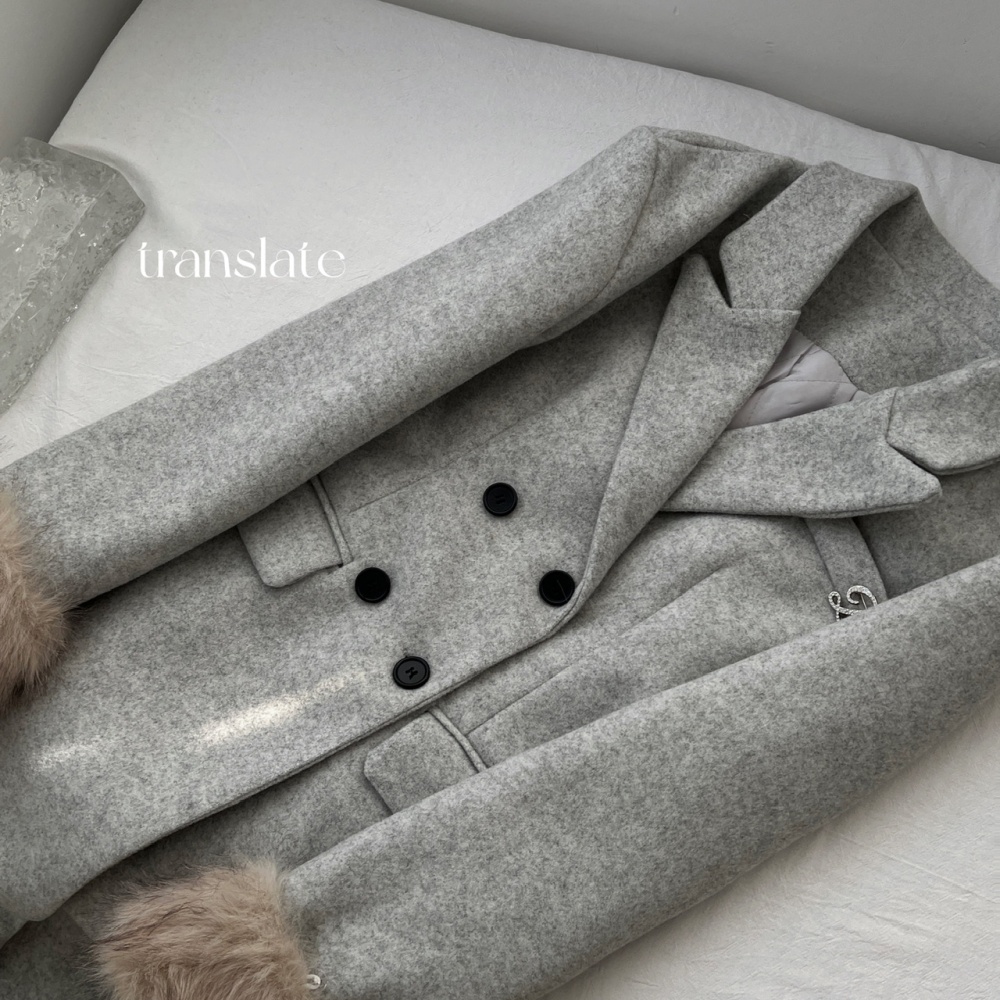 Thick spicegirl overcoat woolen woolen coat for women