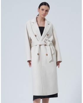 Temperament woolen coat overcoat for women