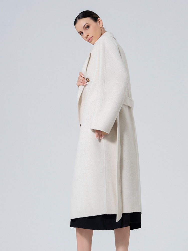 Temperament woolen coat overcoat for women