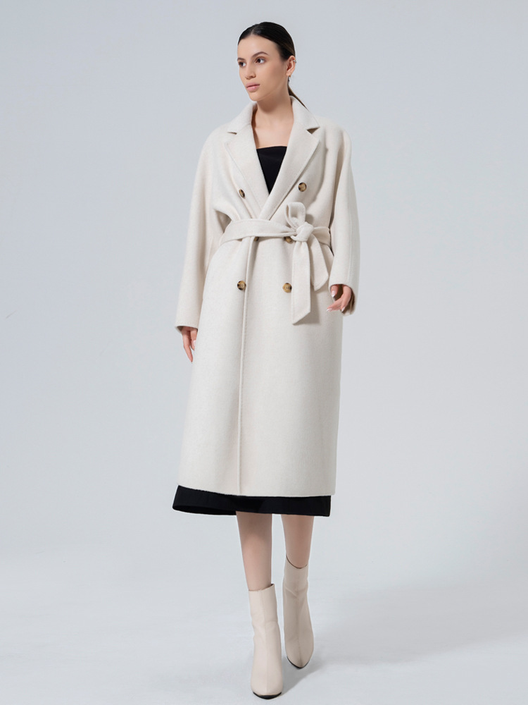 Temperament woolen coat overcoat for women