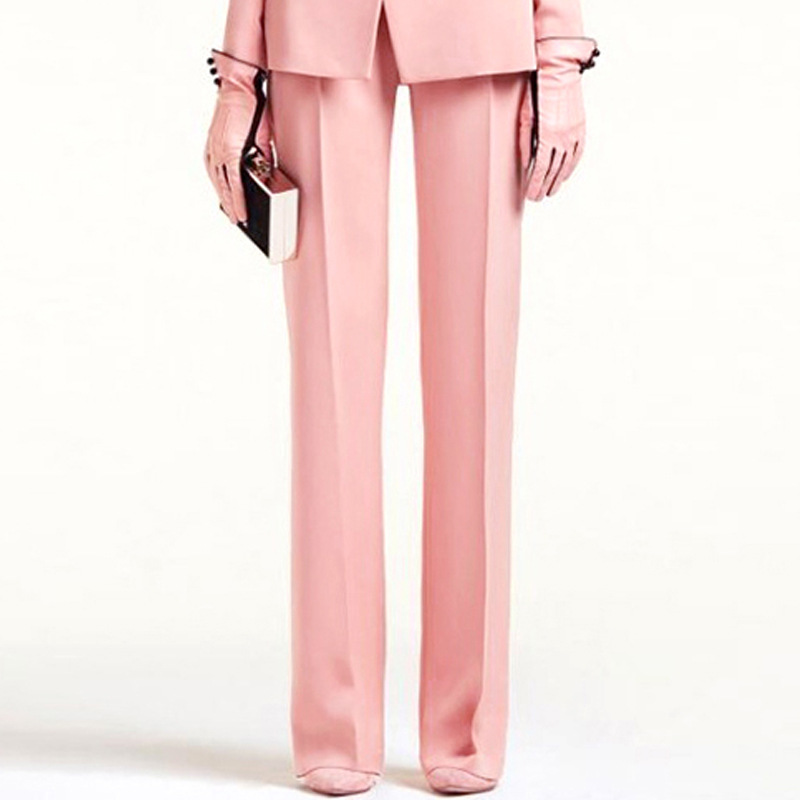 Temperament pink European style business suit a set