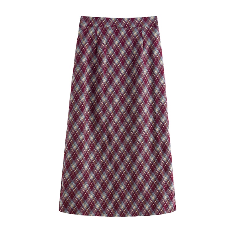 Package hip woolen autumn and winter skirt for women