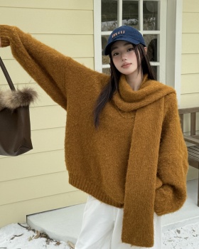 Lazy retro sweater wool scarves