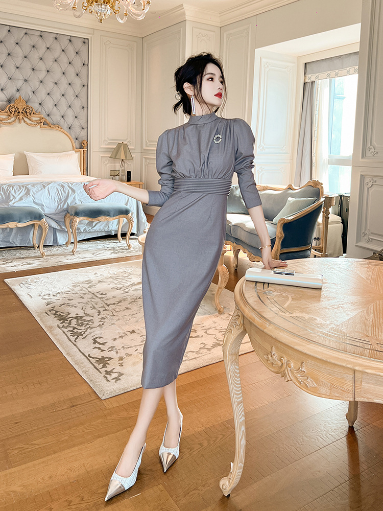 Package hip business suit autumn dress for women