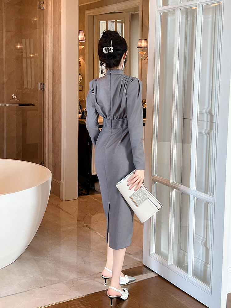 Package hip business suit autumn dress for women