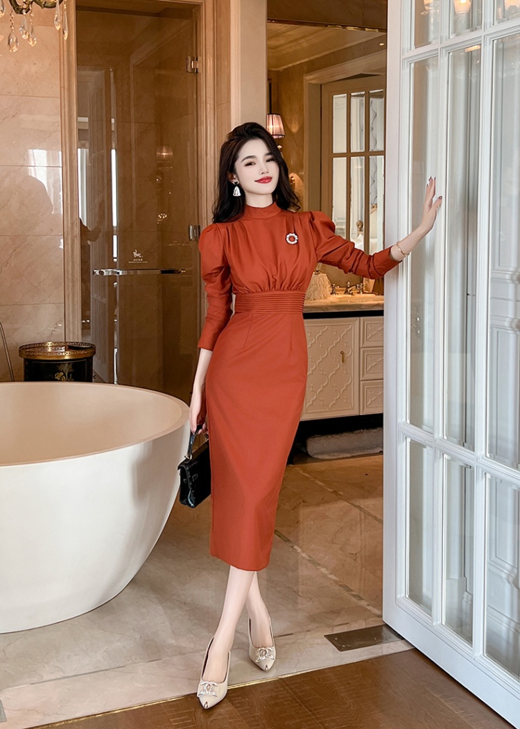 Package hip business suit autumn dress for women