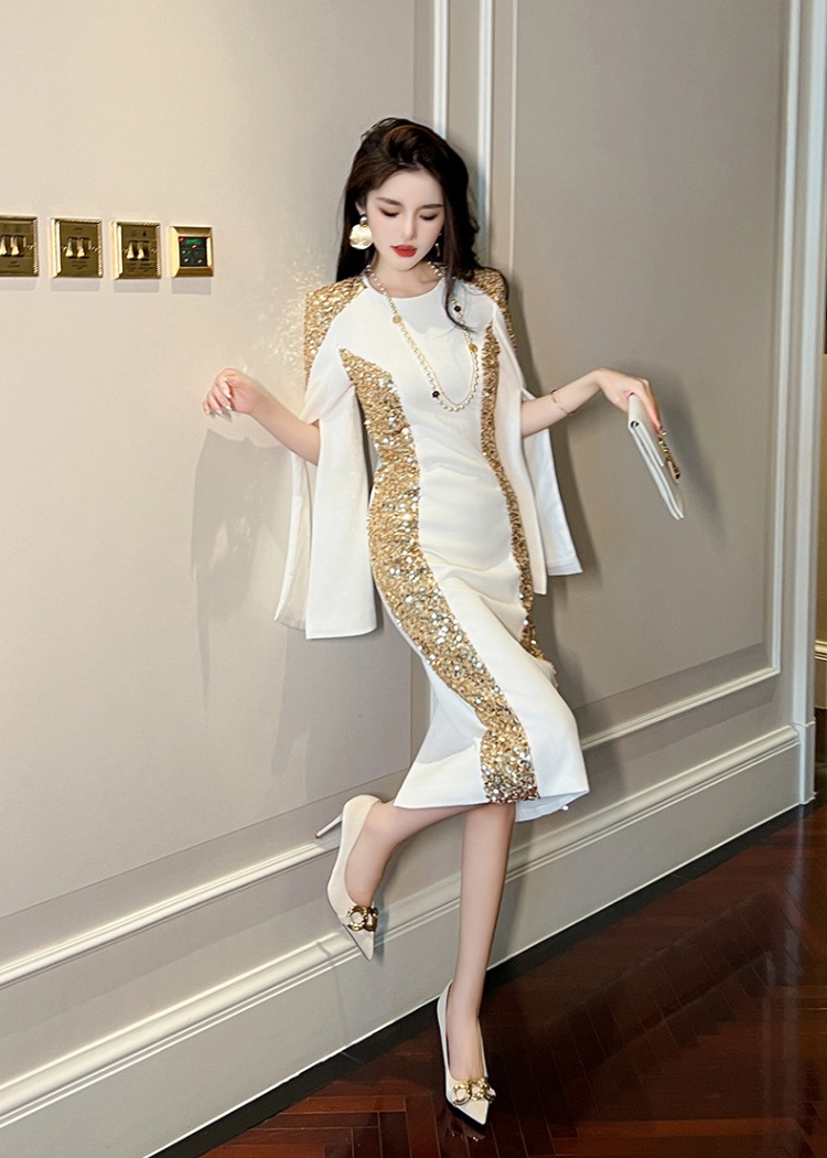 Temperament slim dress commuting evening dress for women