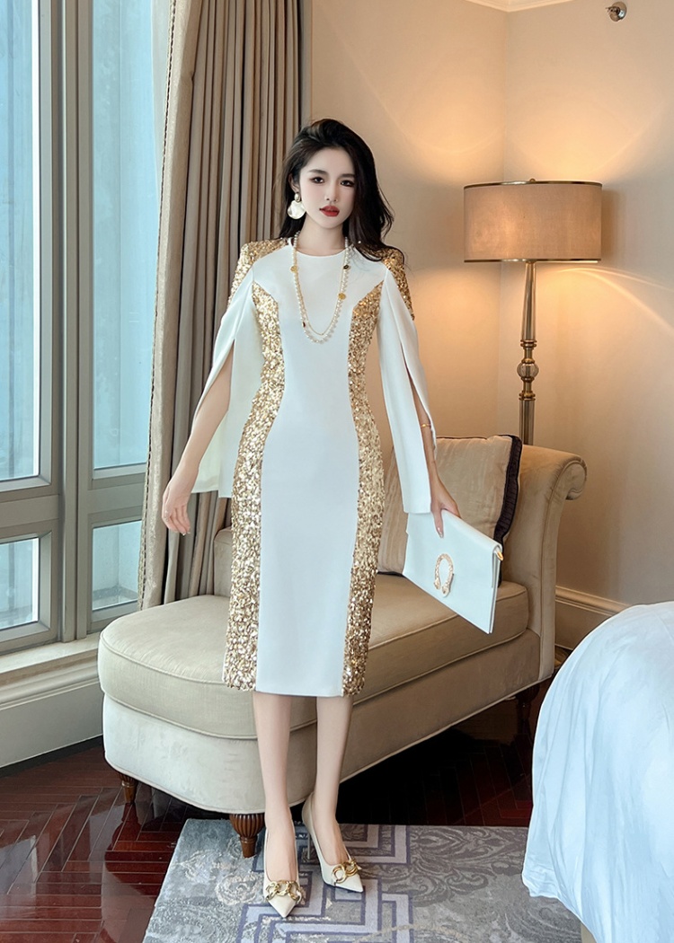 Temperament slim dress commuting evening dress for women