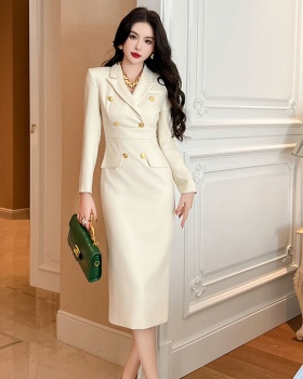 Package hip dress slim business suit for women