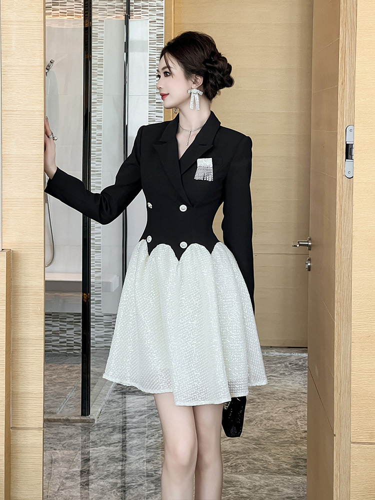 Autumn and winter dress business suit for women