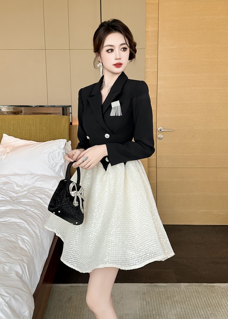 Autumn and winter dress business suit for women