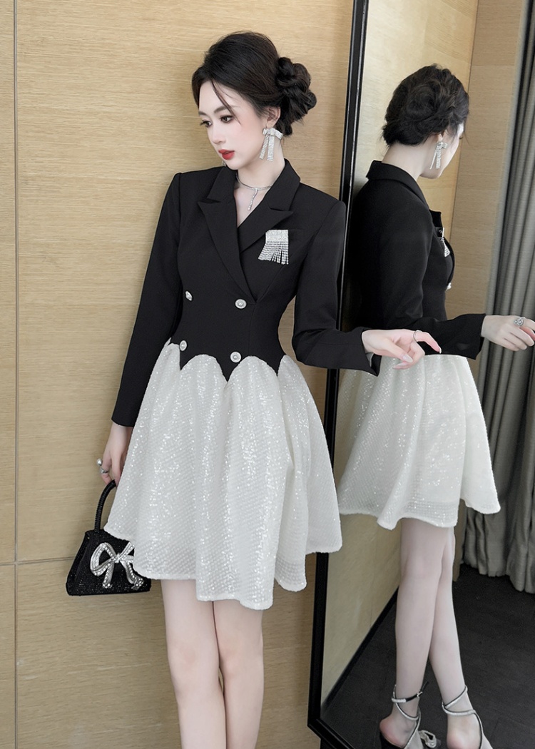 Autumn and winter dress business suit for women