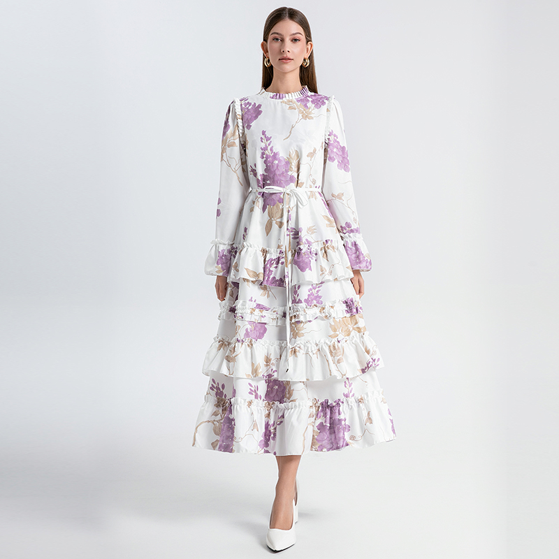 Temperament court style cake European style dress