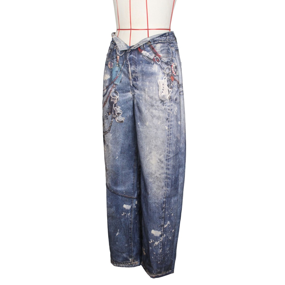 Wide leg spring long pants Casual pants for women