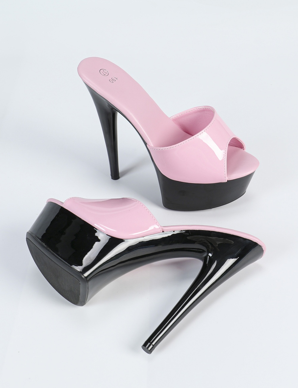 Sexy high-heeled slippers fine-root platform