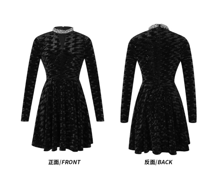 Autumn and winter France style slim dress for women