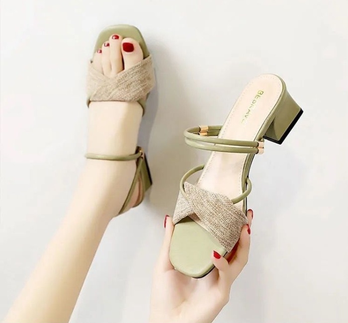 Fashion all-match sandals thick summer slippers for women